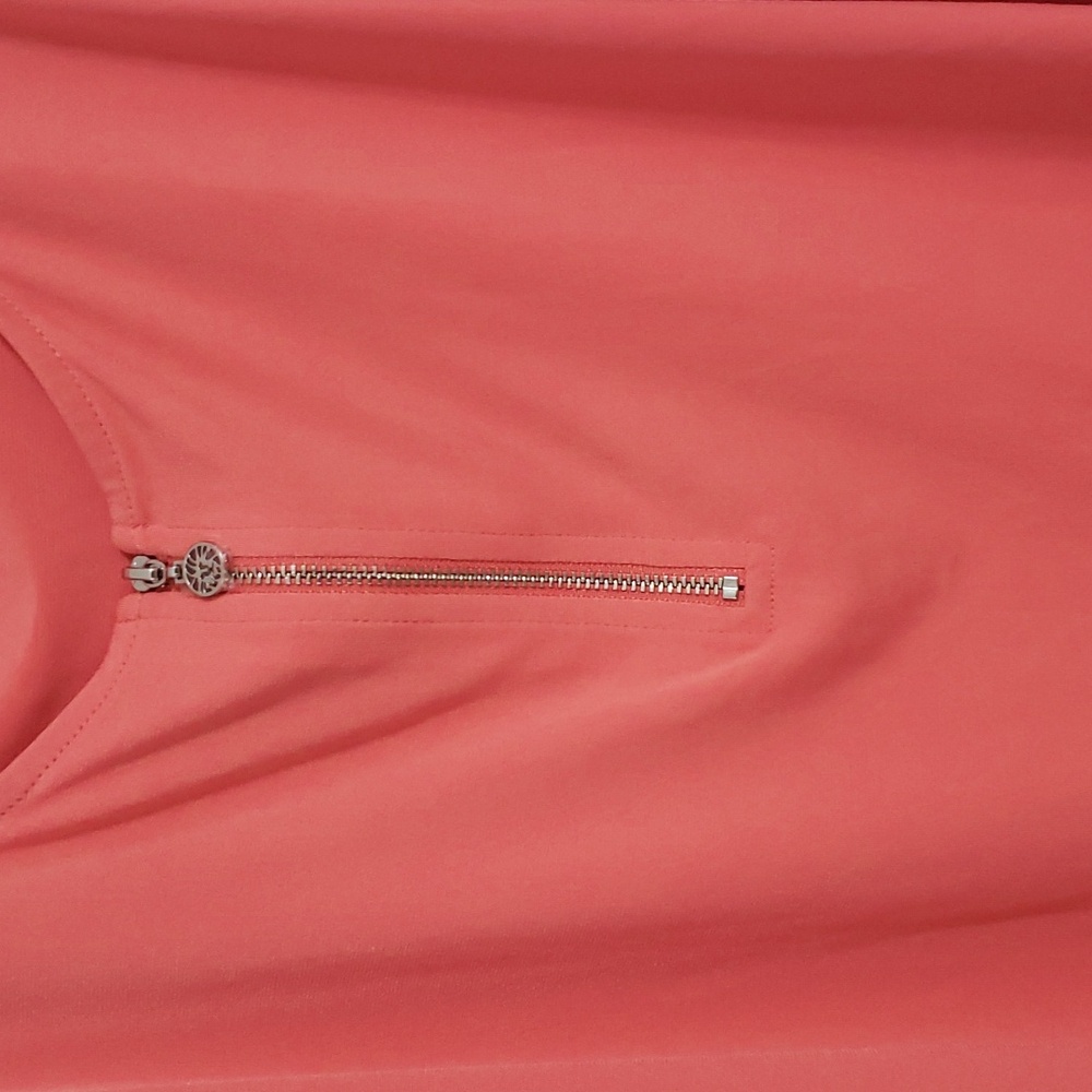 Anne Klein burnt orange sleeveless top - Picture 3 of 16